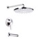 Tub and Shower Faucet Set with Rain Shower Head